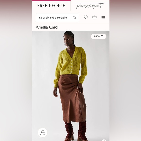 Free People Amelia Alpaca Cardigan NWOT - Picture 14 of 14